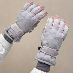 Winter Thick Riding Gloves Snow Playing Touch Screen Gloves