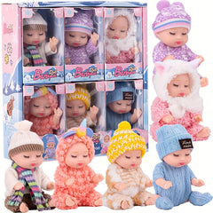 6pcs Baby Dolls Pajama Fairy Princess Doll Toy Set