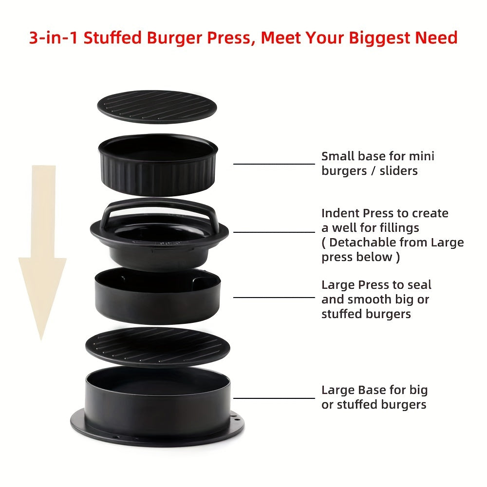 Burger Press Cheeseburger Press Patty Maker Mold Non Stick