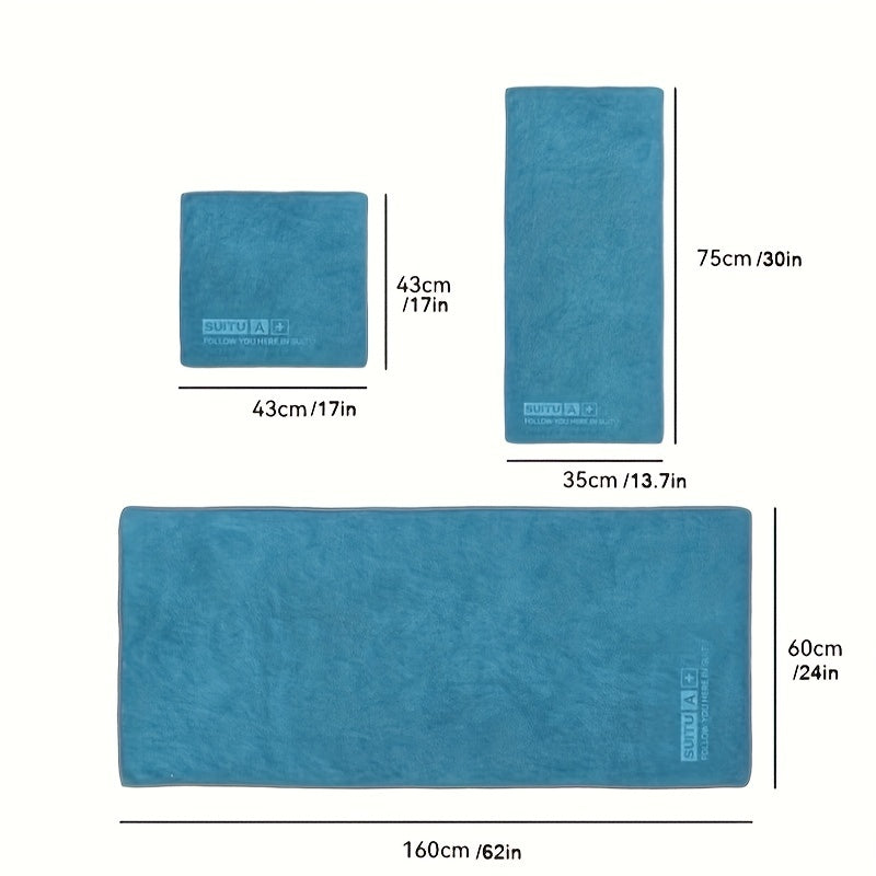 Advanced Car Wash Towel Wipe Cloth Superfine Fiber Double sided Short Wool