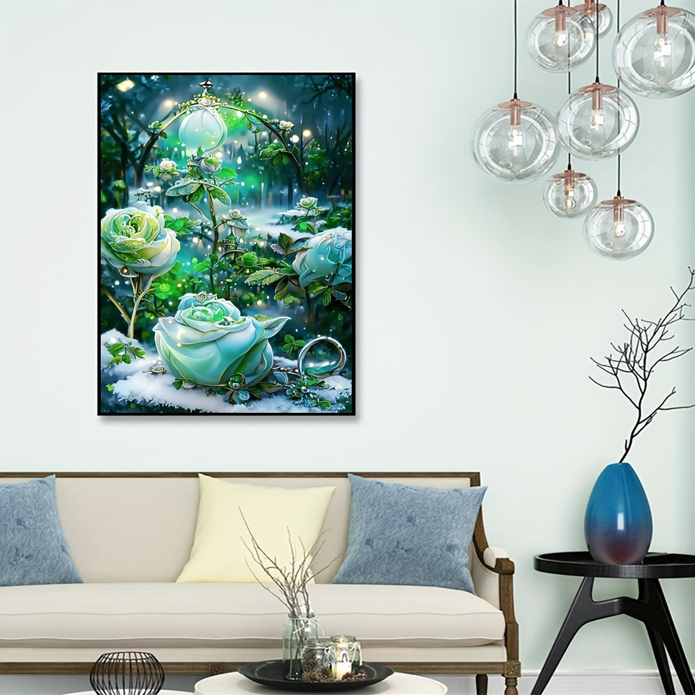 Floral Landscape Canvas Print for Home Wall Decoration