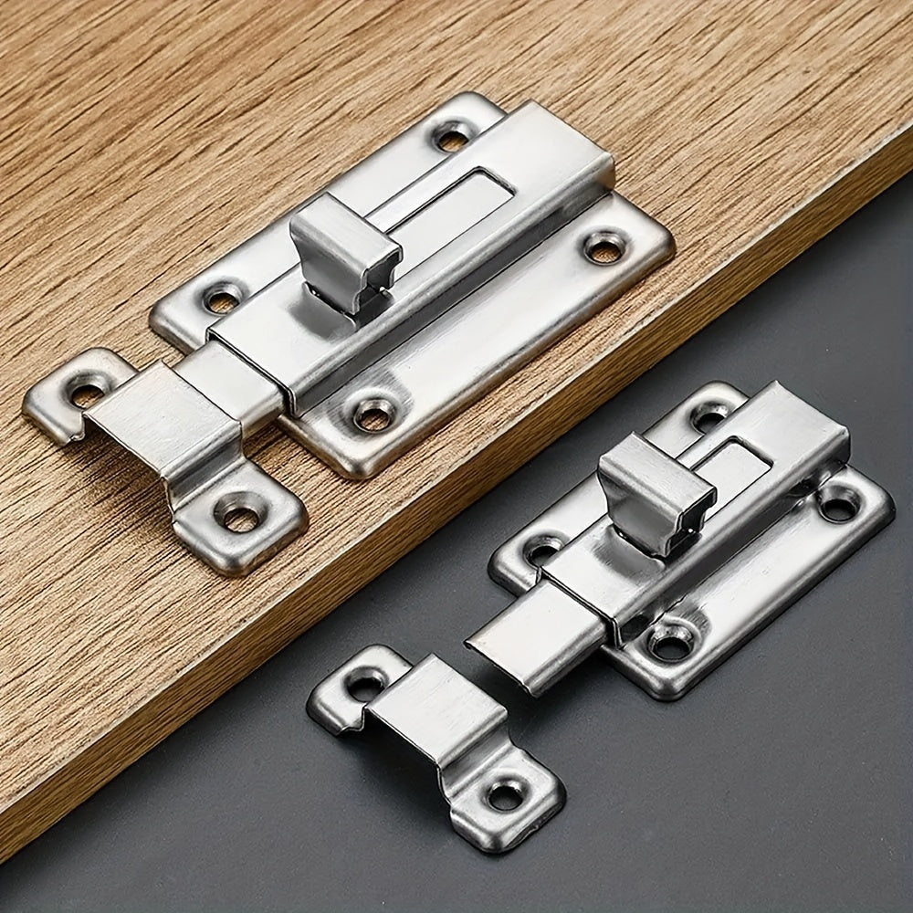 Stainless Steel Double-Headed Door Bolt Push-Pull Lock Barrel Bolt Lock Buckle