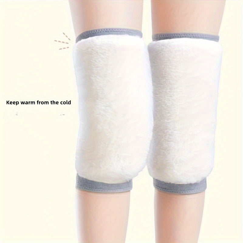 Wool Knee Pads Anti Cold Warm Knee Wraps for Winter Sports