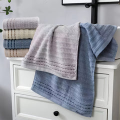 4pcs Absorbent Soft Cotton Hand Towels 33X69cm Home Gym Spa Colors