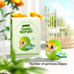 Micro Particle Parrot Bird Series Assembly Puzzle Toy Home Decoration