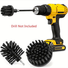 4pcs Drill Brush Attachment Set Power Scrubber Brush Cleaning Kit
