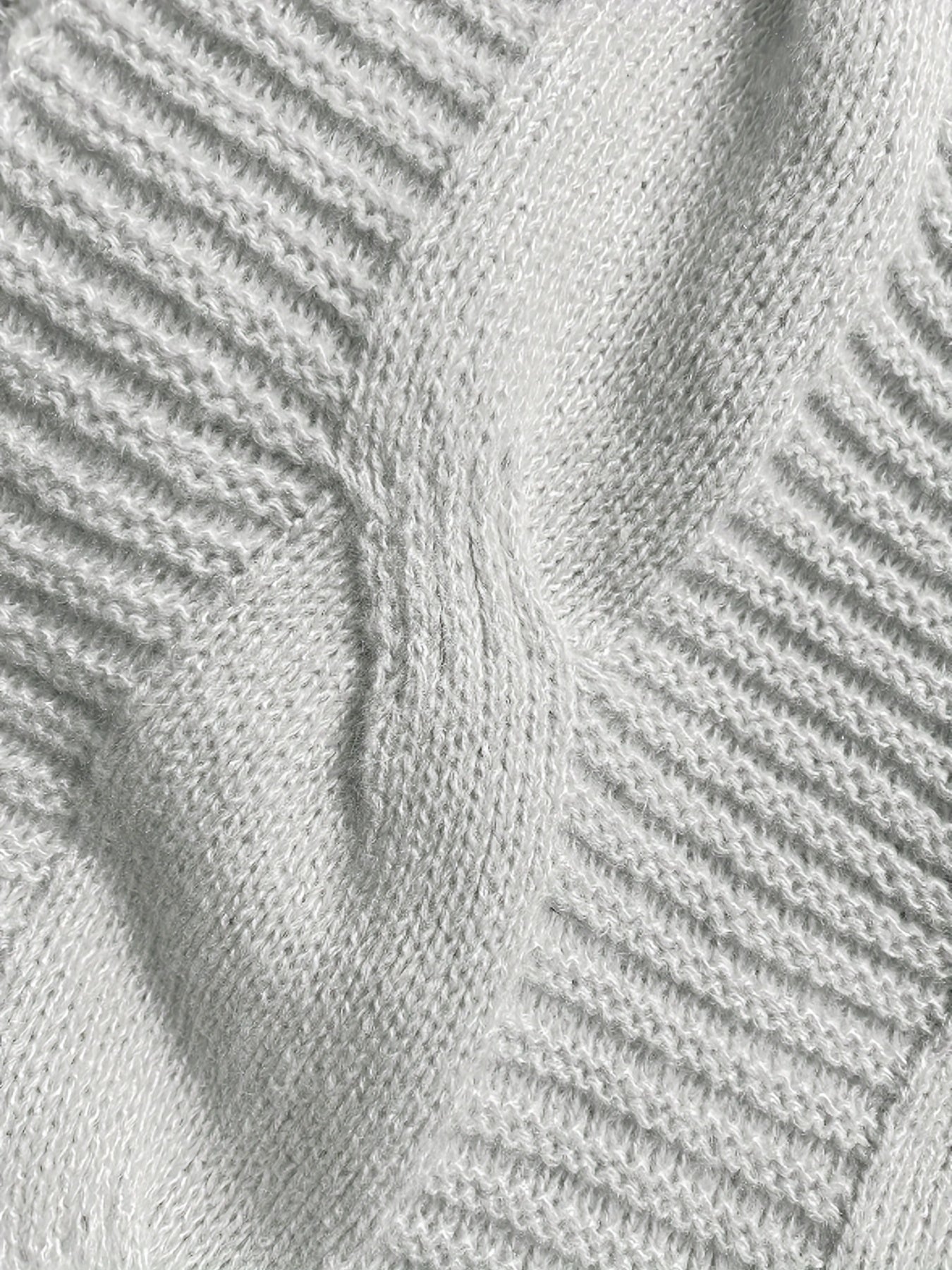 Cable Knit Open Front Sweater Cardigan