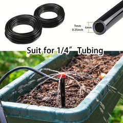50pcs Adjustable 360 Degree Drip Emitters for 1/4 Drip Irrigation Tubing