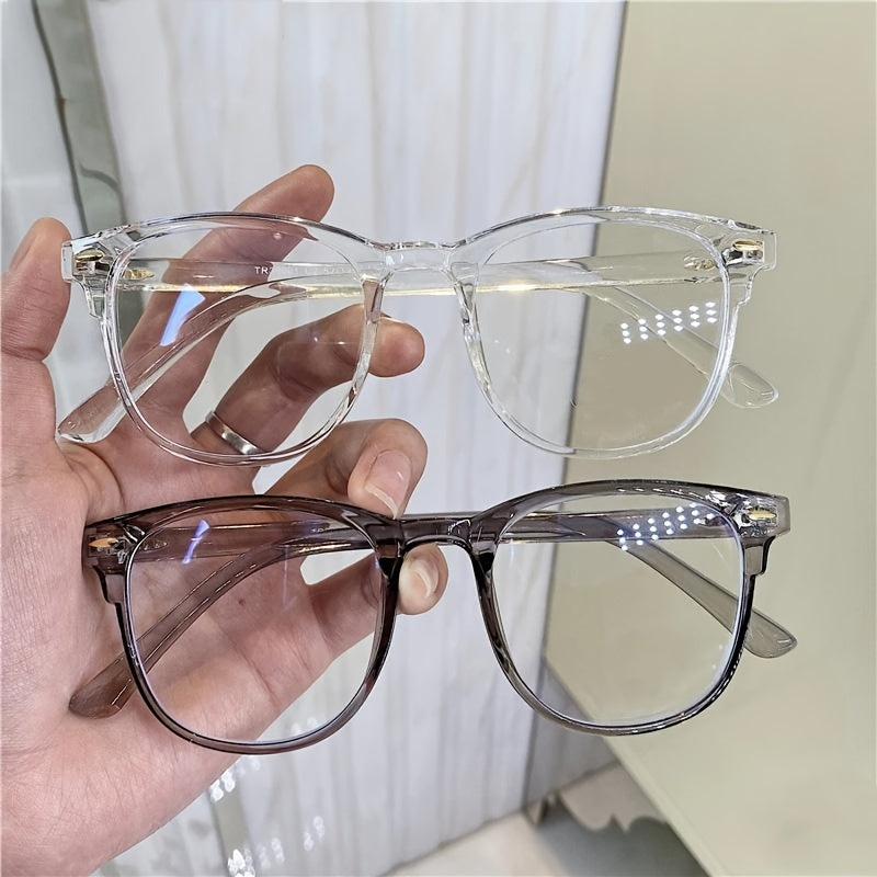 Vintage Stylish Square Glasses Women Light Blocking Work from Home