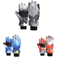 Winter Skiing Gloves For Boys And Girls Non-slip Windproof Waterproof Gloves