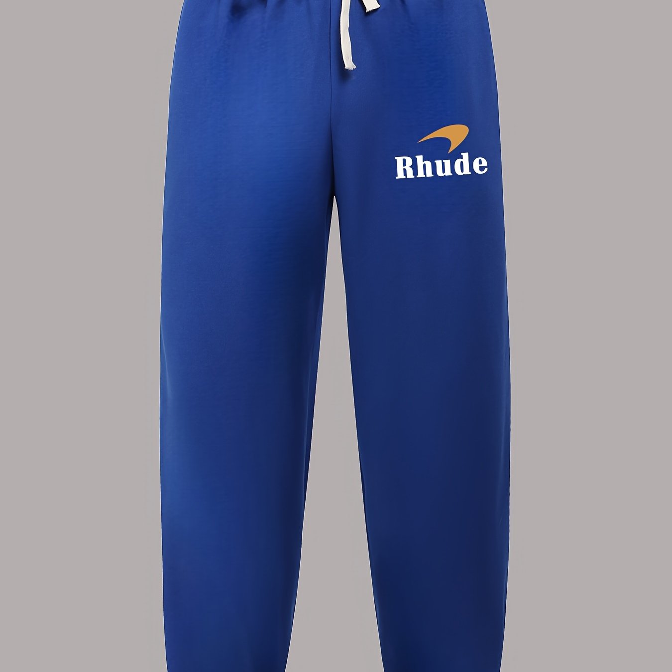Men's Letter Print Joggers - Stretch Waist Sports Pants
