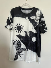 Men's 3D Animal Print T shirt Active Comfy Crew Neck Tee