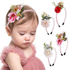 Girls Colorful Flower Headband Hairband Hair Accessories