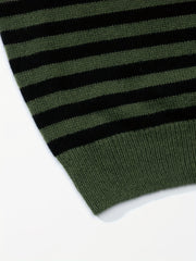 Striped Sweater Men's Casual Warm Pullover