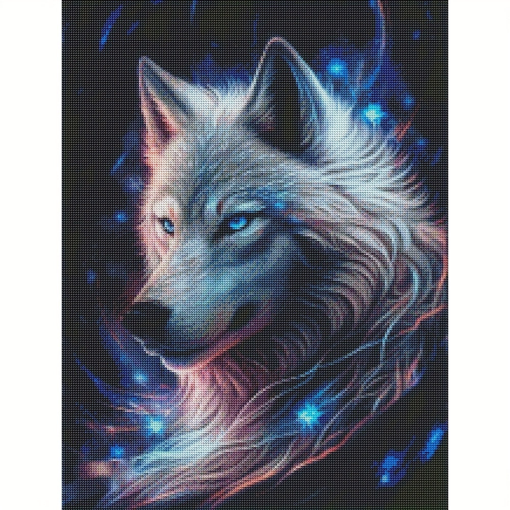 5D Flocked Canvas S&R Diamond AB Core 16in DIY Diamond Painting Kit