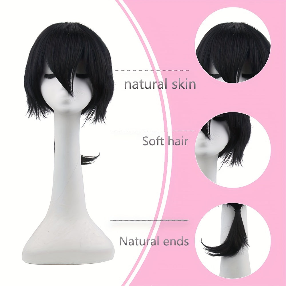 Men's 16 Inch Short Anime Dress Up Wig Cosplay Wig