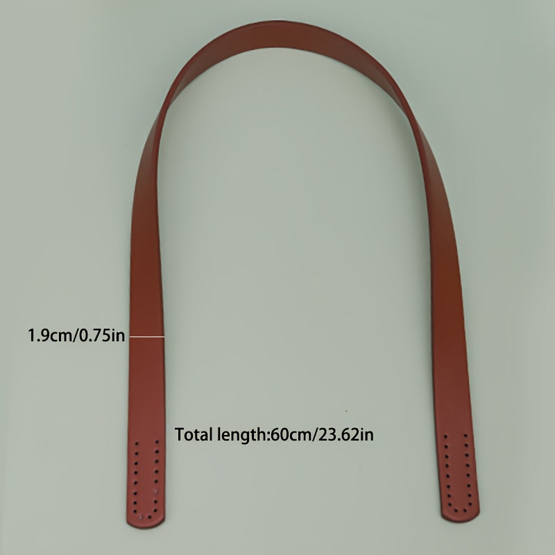 2pcs PU Leather Bag Straps DIY Handcrafted Crossbody Shoulder Straps