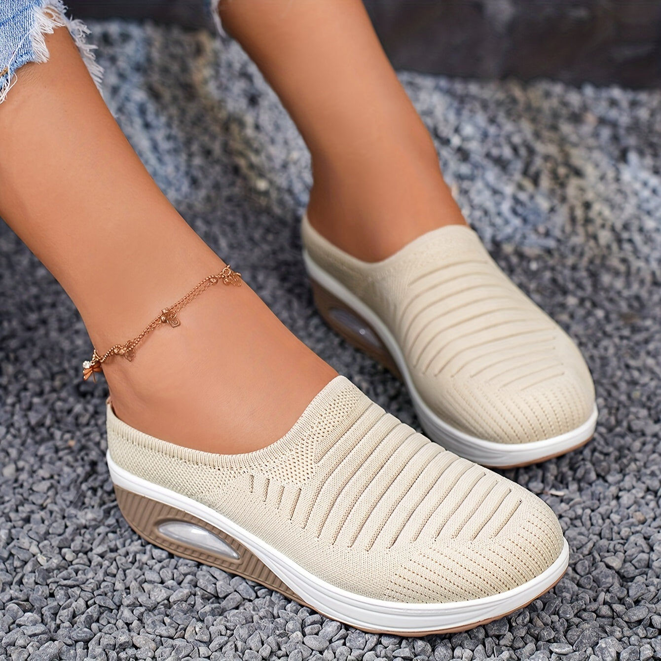 Mesh Breathable Flying Woven Shoes Lightweight Sports Sandals