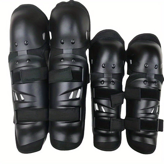 Motorcycle Knee & Elbow Pads Set for Off Road Riding