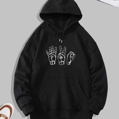 Men's Graphic Pullover Hoodie With Kangaroo Pocket