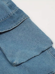 Men s Wide Leg Flap Pocket Trousers