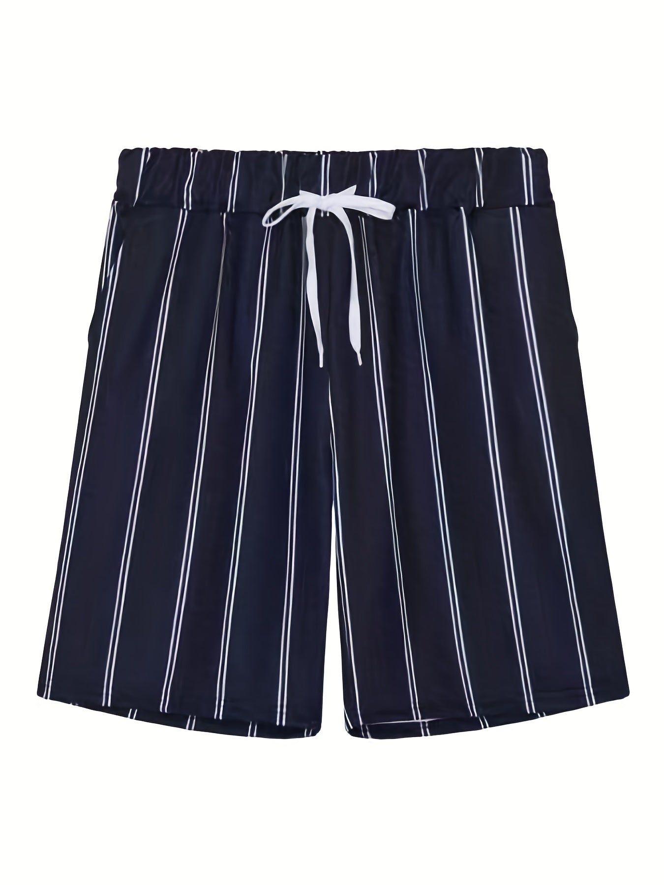 Men's Striped Cycling Shorts for Fitness Gym Outdoor Adventures