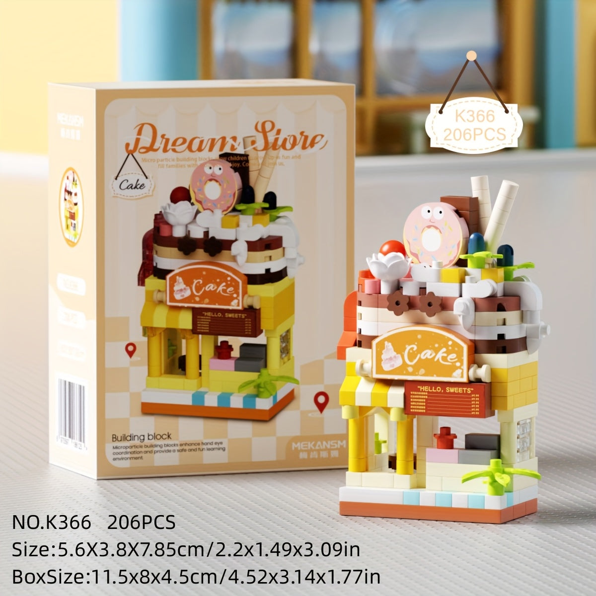 Small Particle Building Blocks Street Scene DIY Set