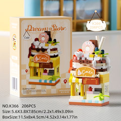 Small Particle Building Blocks Street Scene DIY Set