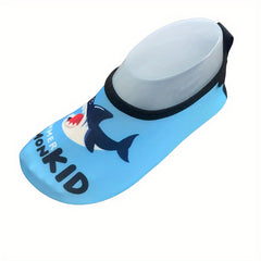 Girl's Shark Pattern Water Socks Non Slip Shoes
