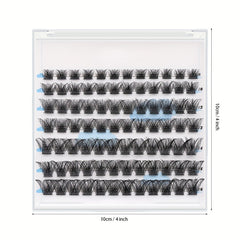 DIY Cluster Eyelash Extensions 84 Pcs Natural Lash Clusters Mix Length