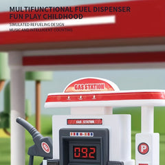 Gas Station Plastic Model Kit Simulation Cartoon Scale 1:32