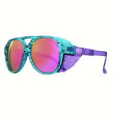 Men's Aviator Polarized Sunglasses Large Frame Windproof Goggles