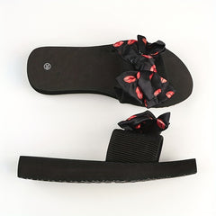 Women's Bowknot Slides Flatform Beach Shoes