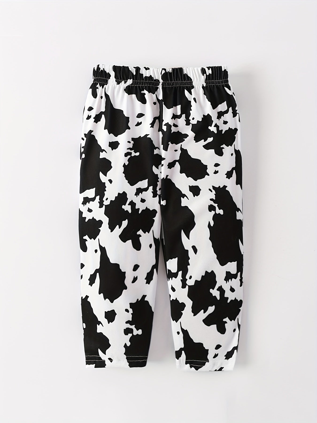 Baby Girls Leopard Graphic Casual Trousers