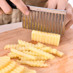 Stainless Steel Wavy Edged Vegetable Slicer & Peeler