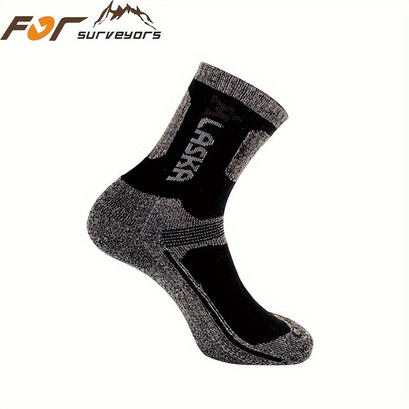 Thickened Padded Crew Socks for Mountaineering & Hiking