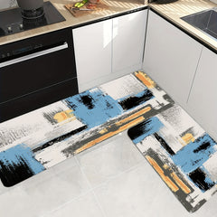 Anti-Fatigue Kitchen Sponge Mat, Abstract Pattern, Non-Slip, Machine Washable