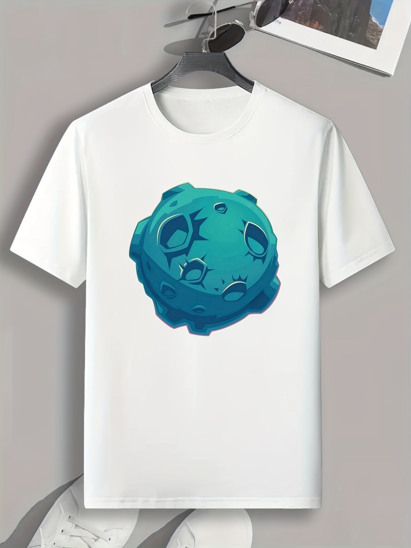 Men's Ball With Holes Print Graphic T shirt