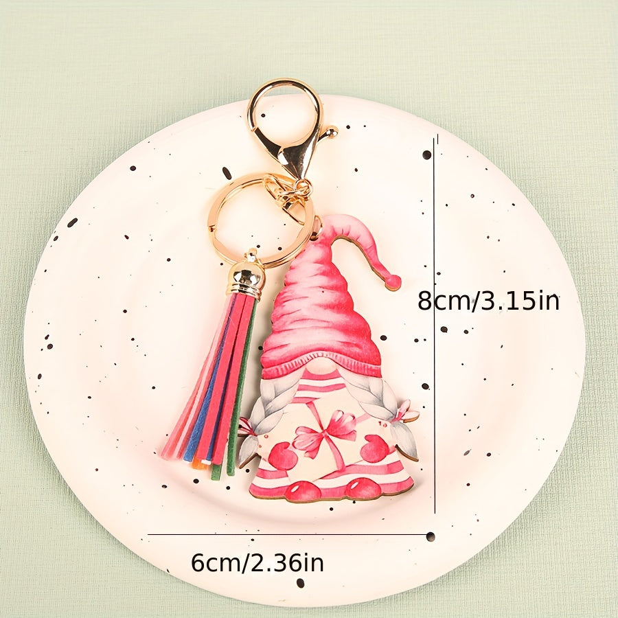 Christmas Resin Pendant Keychain for Car Keys Backpacks Wallets