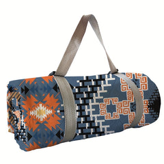 Retro Printed Picnic Mat Waterproof Foldable Beach Mat