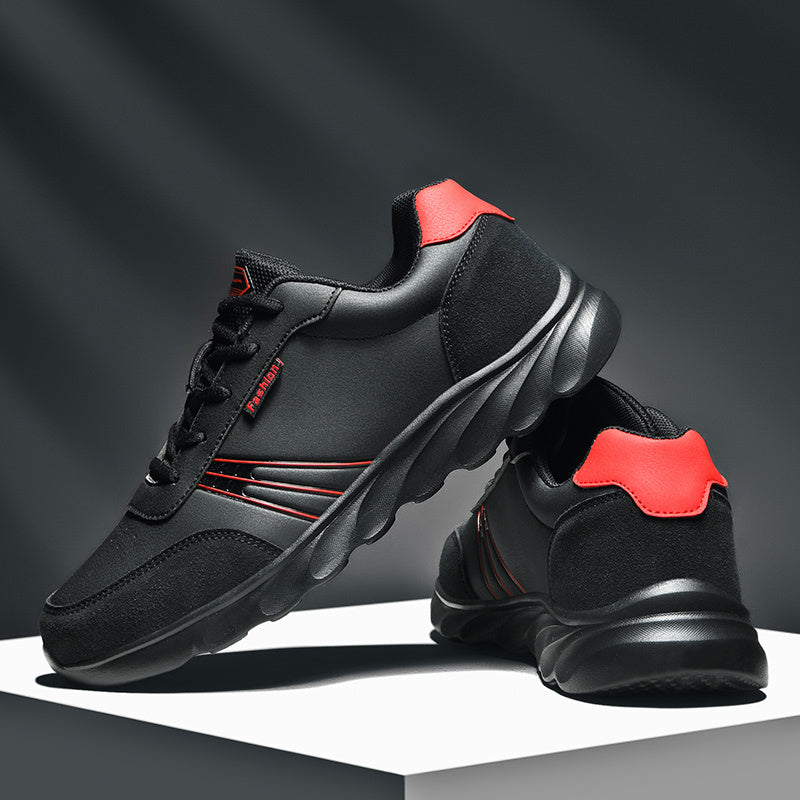 Men's Casual Low Top Sneakers Anti Slip Lace Up Shoes