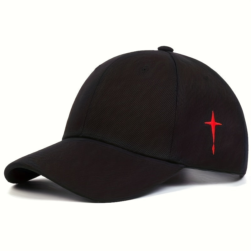 Men's Cross Baseball Cap Adjustable Casual Style Hat