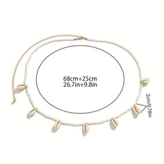 Boho Shell Pendant Belly Chain for Women