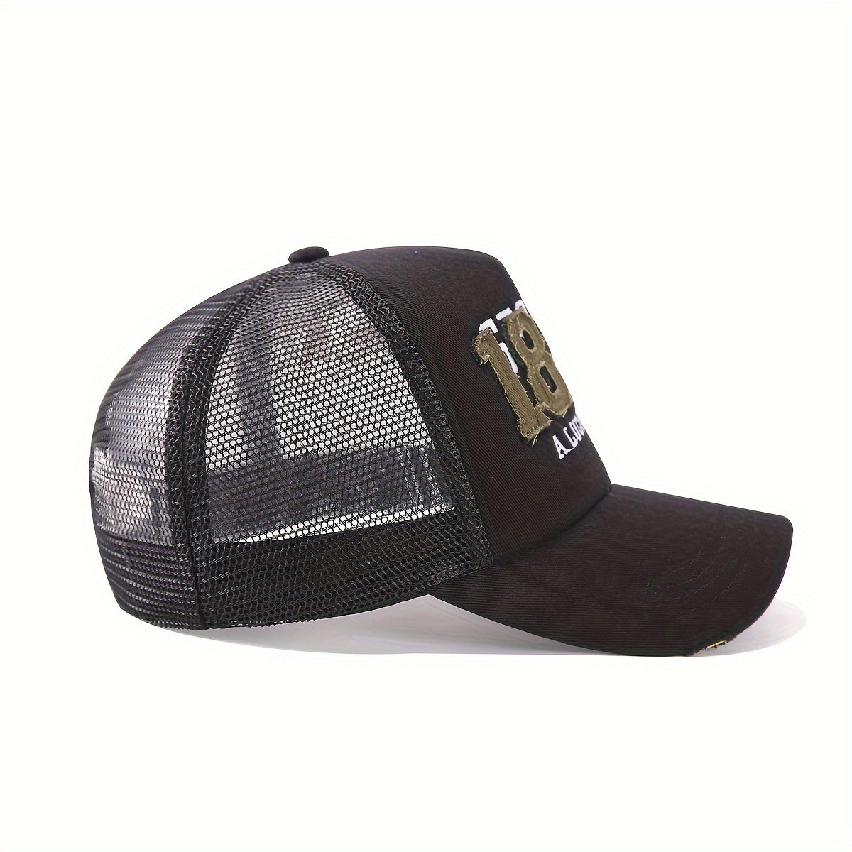 Breathable Baseball Cap Lucky Embroidered 1849 Patched Sun Hat