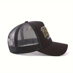 Breathable Baseball Cap Lucky Embroidered 1849 Patched Sun Hat