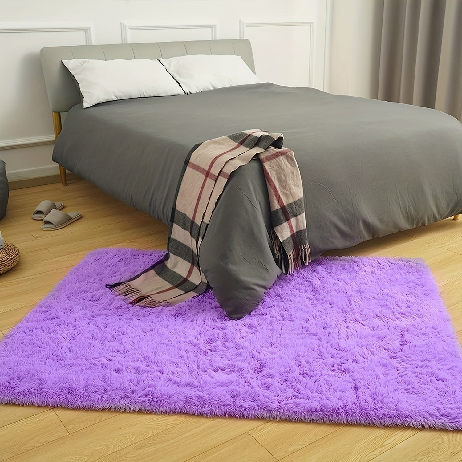 Ultra Plush Fluffy Area Rug Soft Fuzzy Shag Rugs for Bedroom Living Room