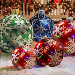 1pc 59 94 Cm Christmas Yard Decoration Inflatable Ball Outdoor Balloon