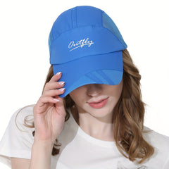 Extended Brim Quick Drying Baseball Cap Mesh Visors Unisex Sun Hats