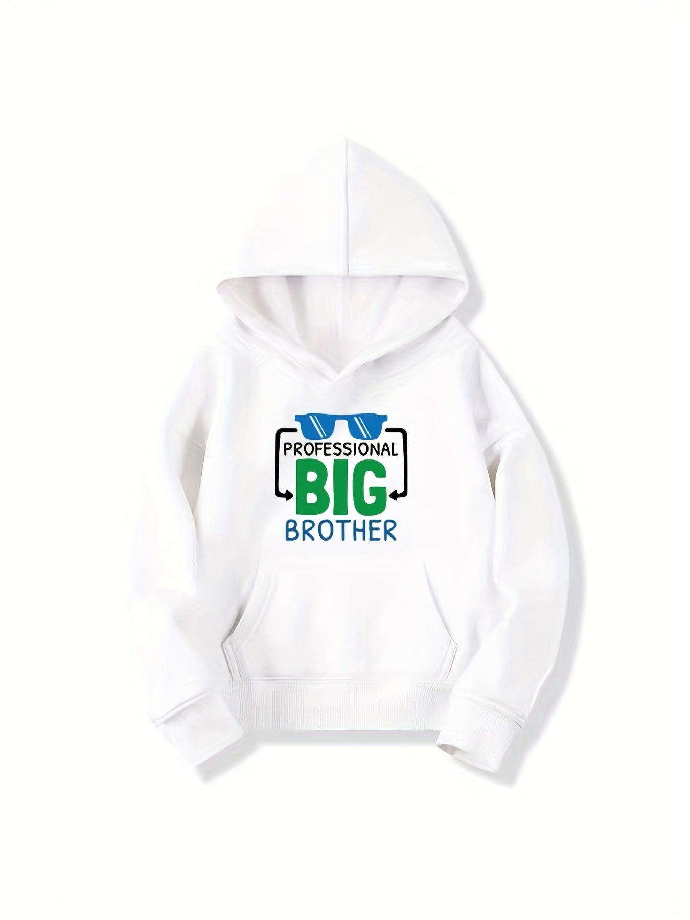PROFESSIONAL BIG BROTHER Letter Print Boys Casual Pullover