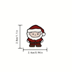 Christmas Santa Claus Corsage Pin Backpack Accessories